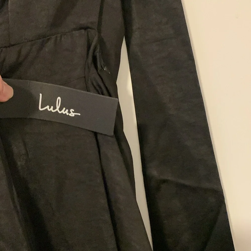 Lulus black silk jumpsuit in size Medium - Picture 2 of 9